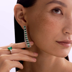 Серьги с Изумрудами и Бриллиантами, E0226-0/1