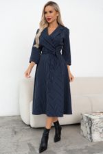 Платье Марта (темно-синий/полоска)-46р-р Р11-1189/11 Nikol