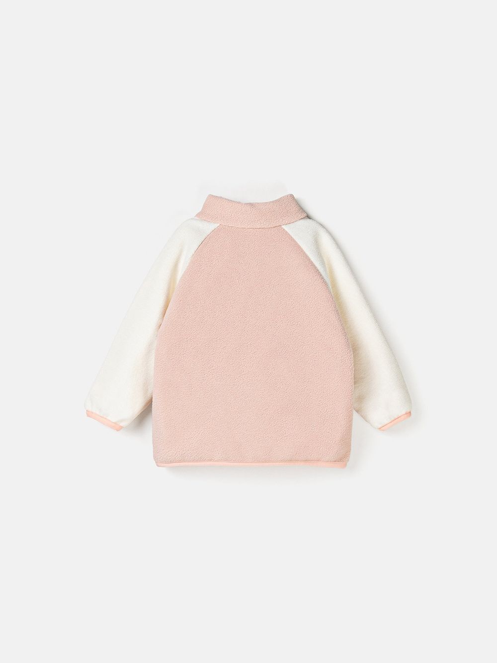 Костюм флисовый Колор блок "Пудра" 0+