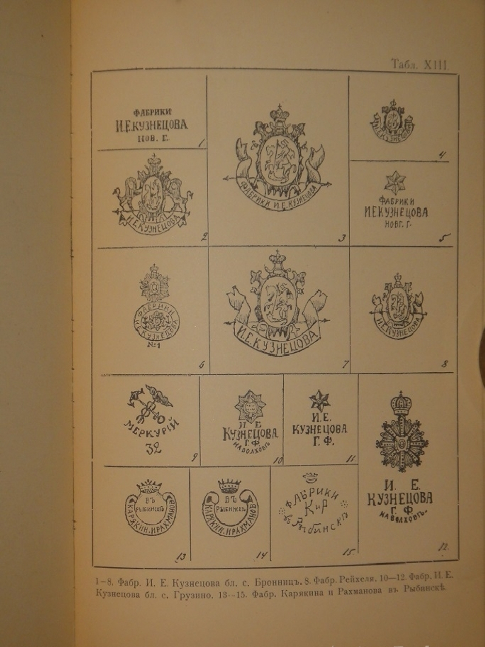 "Фарфор и фаянс Российской Империи. Описание фабрик и заводов с изображениями фабричных клейм + Два прибавления к книге фарфор и фаянс Российской Империи". А.В.Селиванов. 1906г.