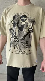 Футболка Klumba The Global Scene бежевая