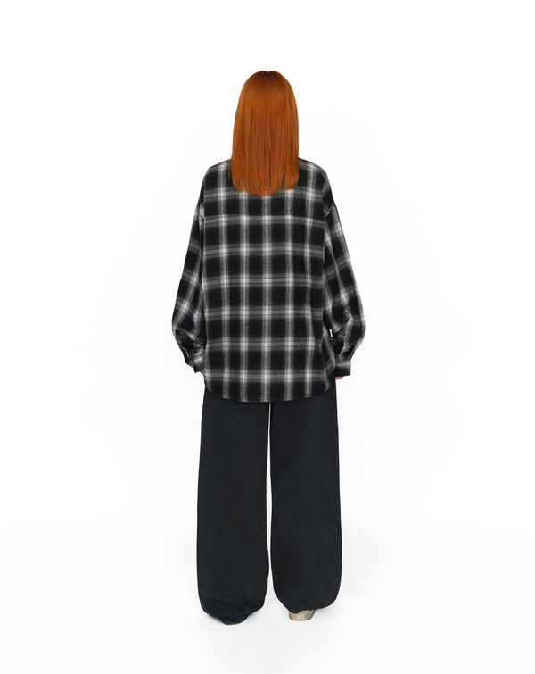 Рубашка Flanel Square Black - фото 5