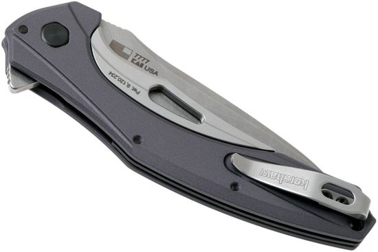 Складной нож KERSHAW Bareknuckle 7777 c клинком из стали Sandvik™ 14C28N, рукоять алюминий