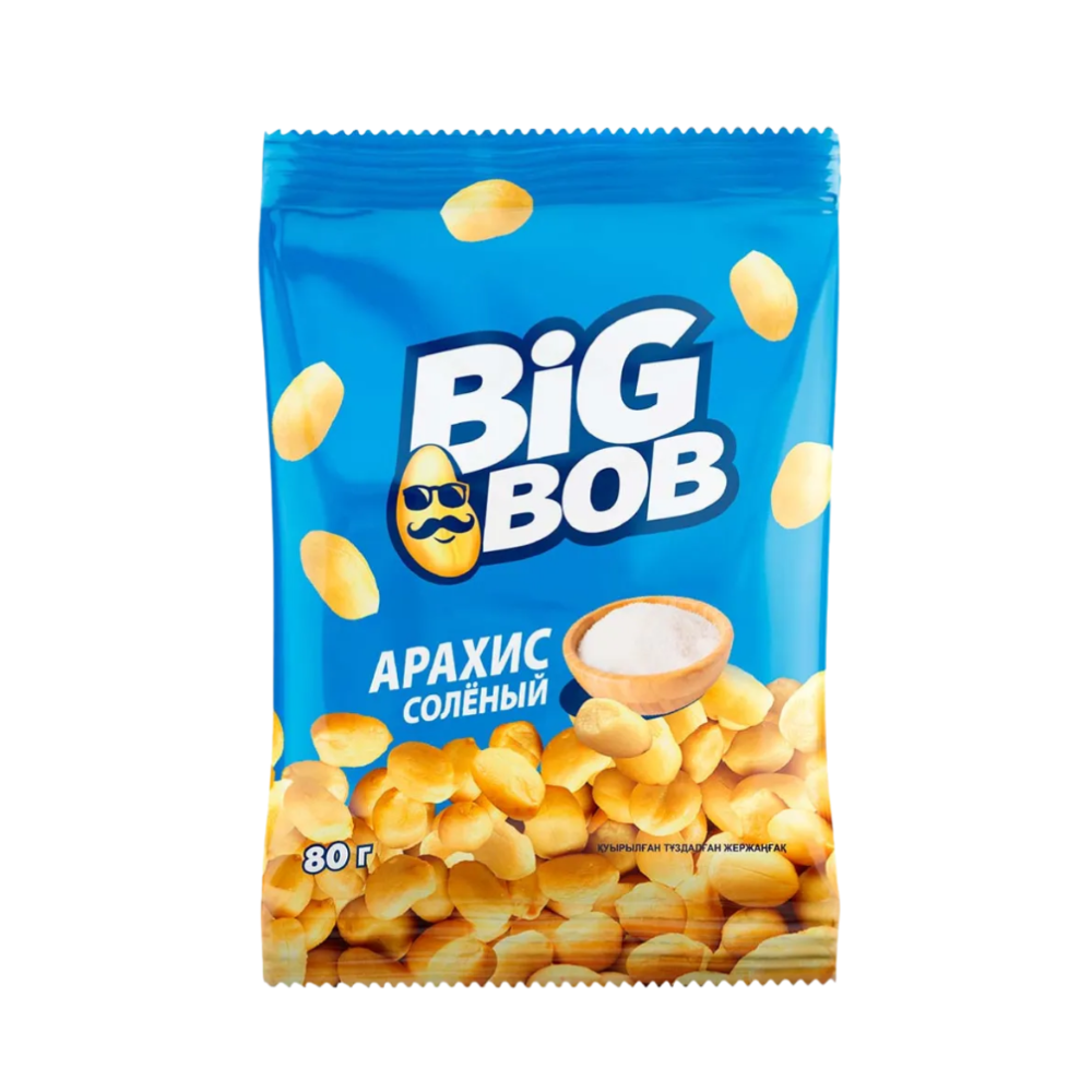 Арахис соленый Big Bob 80 гр