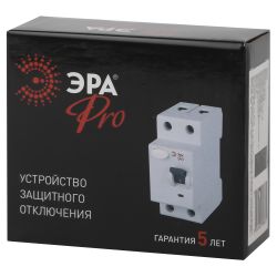 УЗО ЭРА PRO NO-902-153 ВД1-63S 2P 32А 100мА тип АC электромеханическое | УЗО