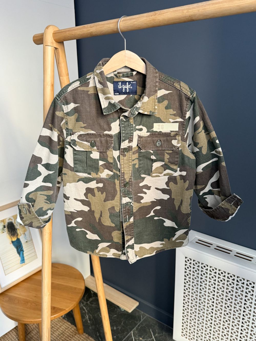 Хлопковая рубашка Il Gufo, 116