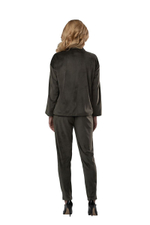 Женский брючный костюм с курткой (Размер: M) (Цвет: хаки)