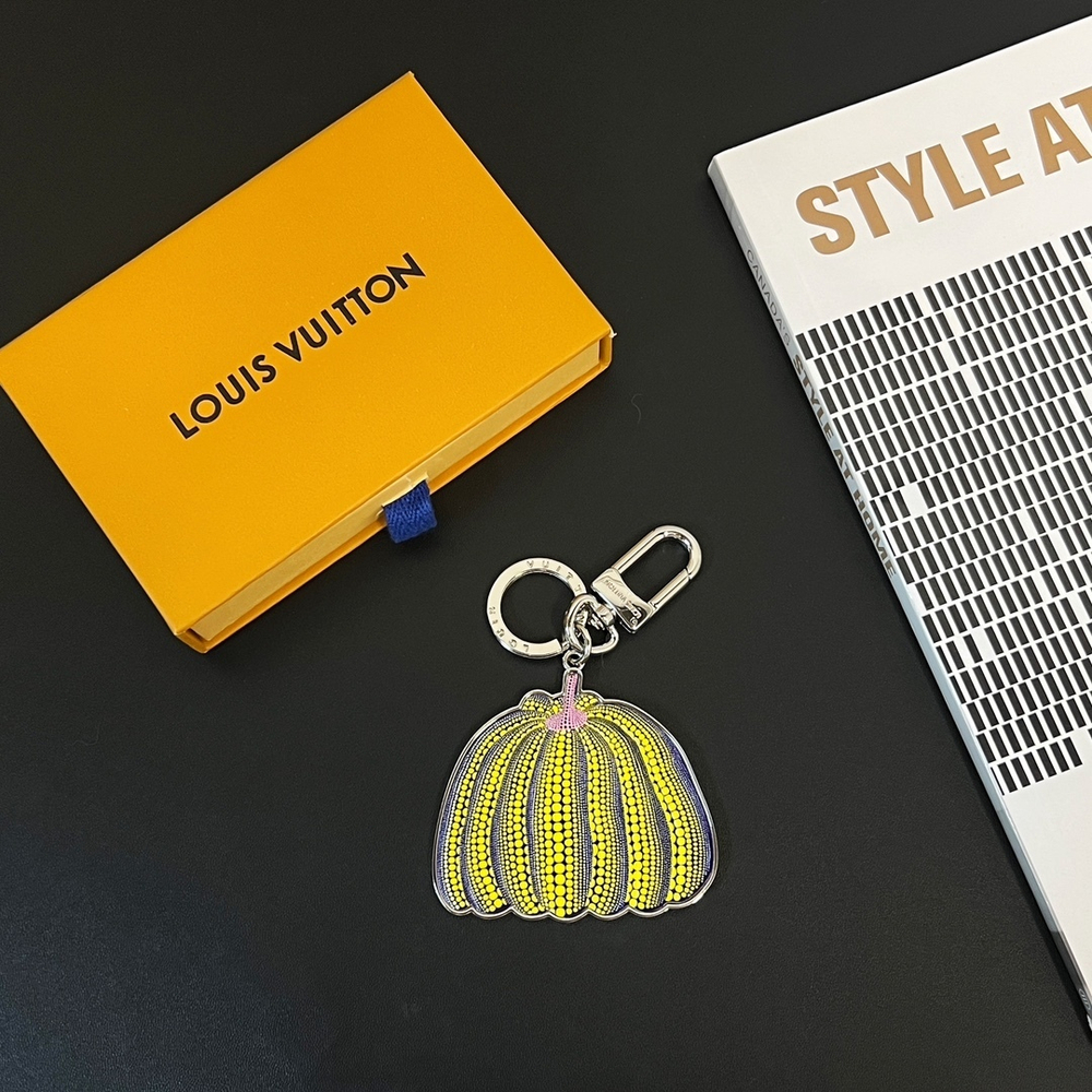 Louis Vuitton Pumpkin Key Holder And Bag Charm