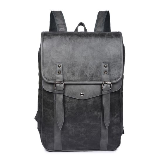 Рюкзак из экокожи Сеул. Серый