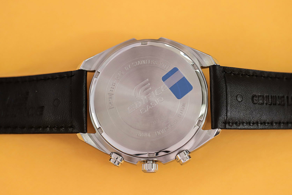 Японские наручные часы Casio Edifice EFR-570BL-1AVUEF с хронографом