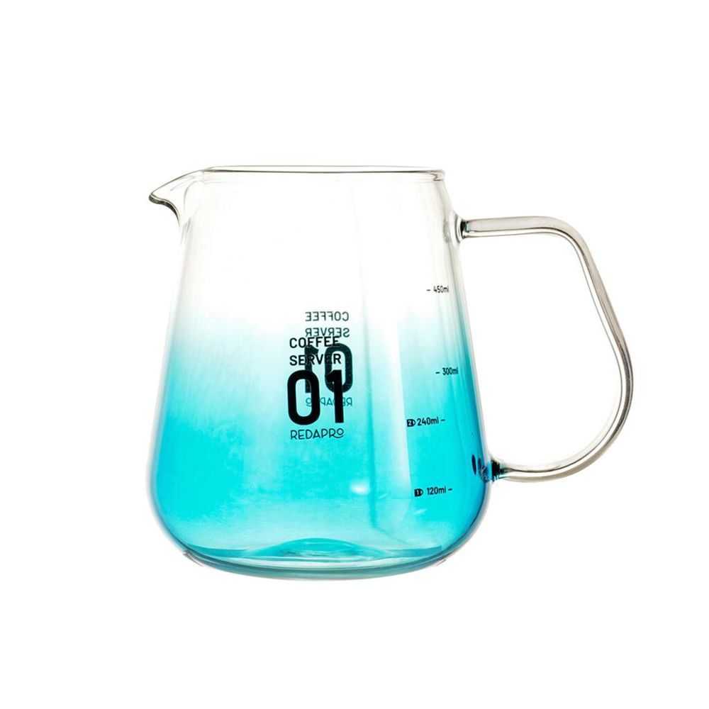 Питчер молочник 500 мл Coffee Art d 9,8 см h11,5 см стекло с мерн. риск. P.L.- Barbossa