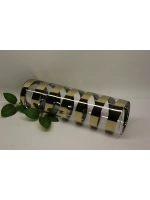 Ваза цилиндр золотая спираль