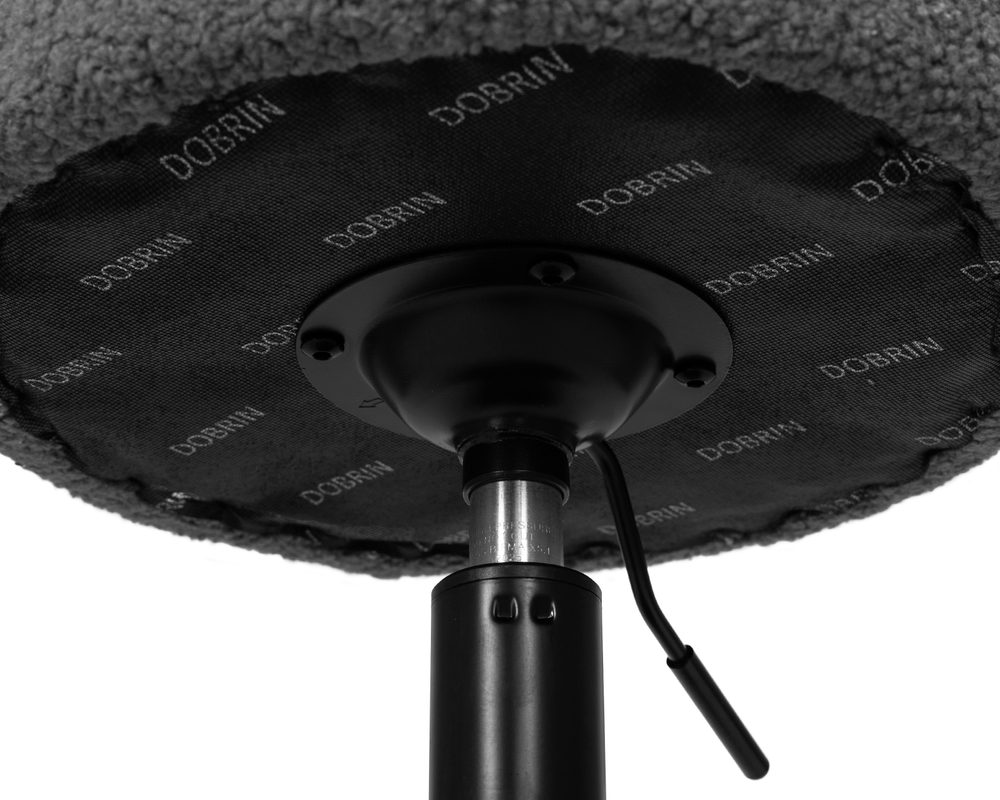 Пуф DOBRIN DANNY BLACK (темно-серое букле (16))