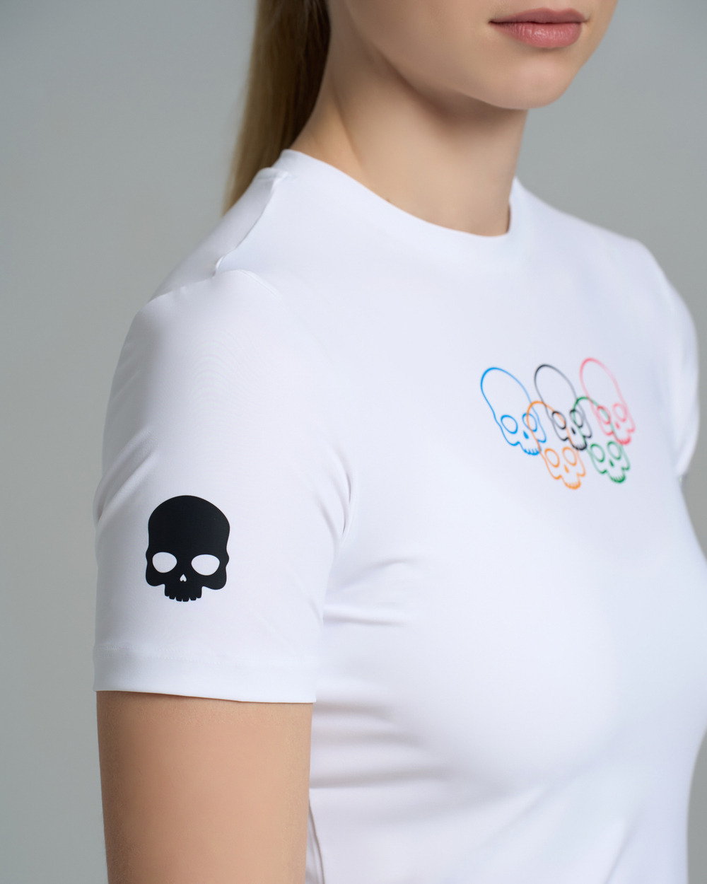 Женская футболка Hydrogen OLYMPIC SKULLS TECH T-SHIRT (T01822-001)