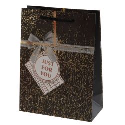 GAEM Пакет подарочный S (бумага 210г/м2, блок микс 12шт), L17,5 W9 H24 см, 4в.