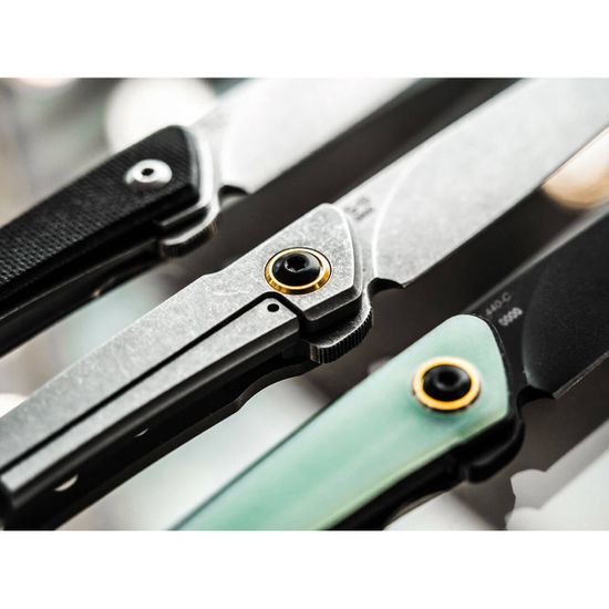 Складной нож Boker 01BO357 Urban Spillo Jade G10 c клинком из стали 440C, рукоять G10