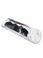 Накладки/наклейки High Country объемные ("Горная страна" 12,5х3,5 см). Черный матовый с черной надписью