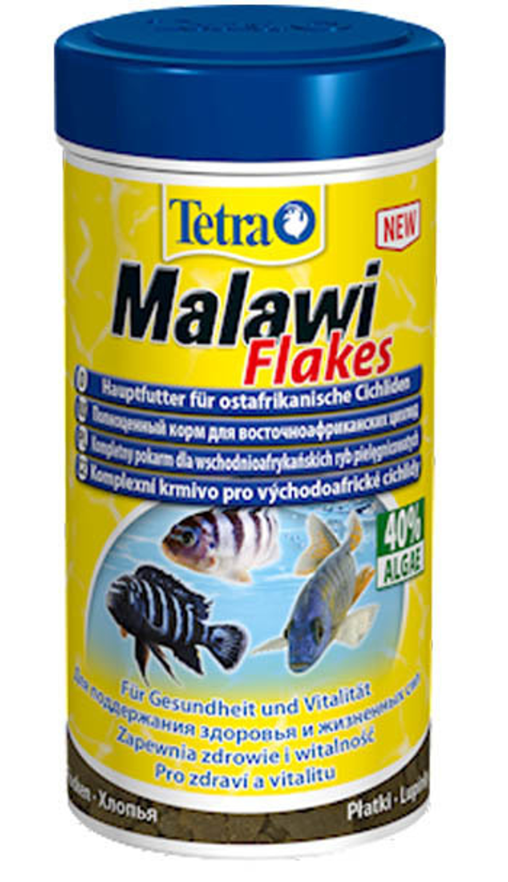 Корм для рыб TetraMalawi Flakes, корм д/восточноафриканских цихлид (хлопья) 1л
