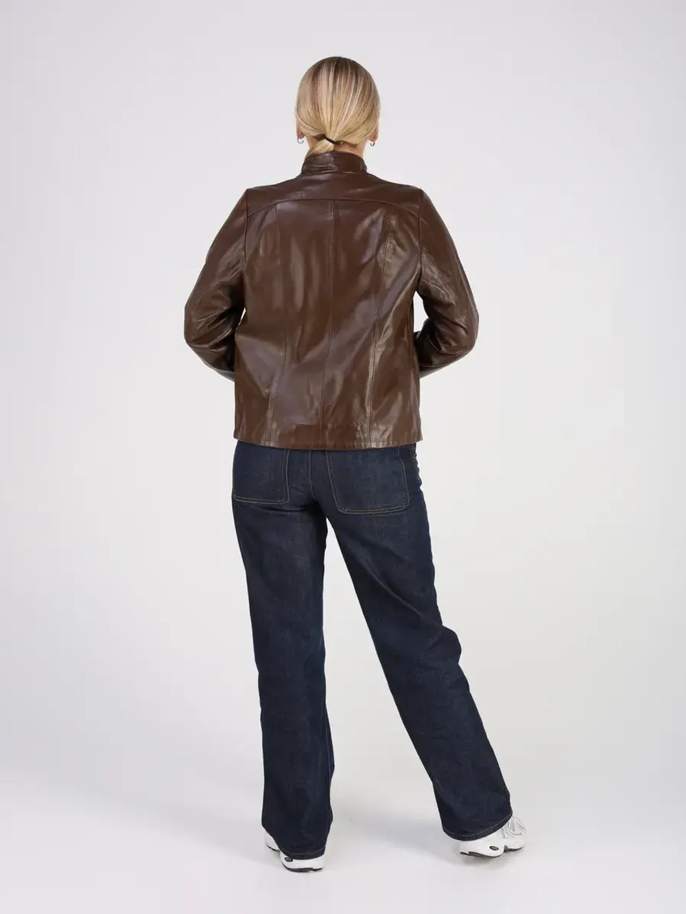 Кожаная куртка демисезонная косуха