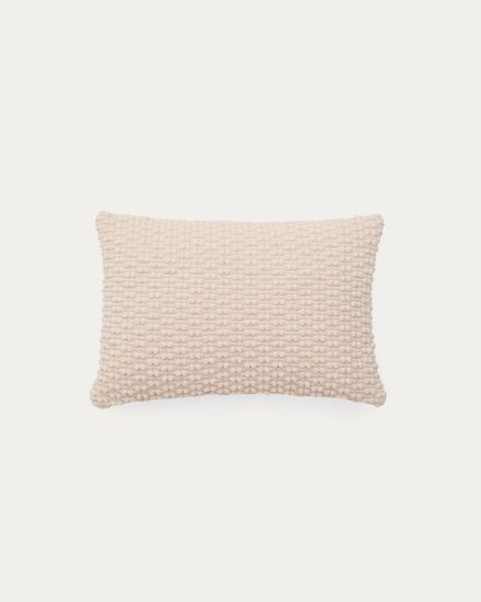 Чехол для подушки Mascarell из хлопка и полиэстера белого цветва 40 x 60 см