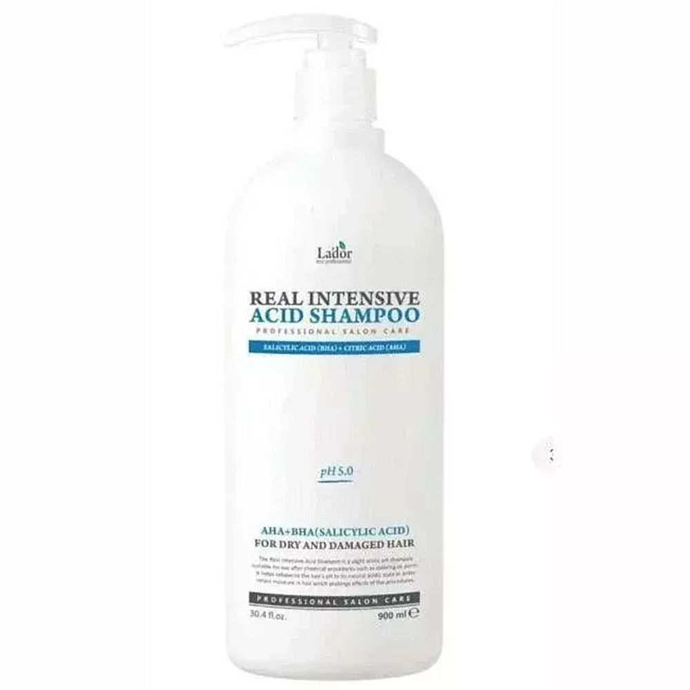 Интенсивный кислотный шампунь для сухих и повреждённых волос Lador Real Intensive Acid Shampoo
