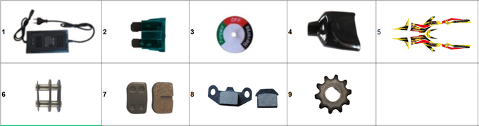 Запчасти K к квадроциклу Motax Gekkon E1300