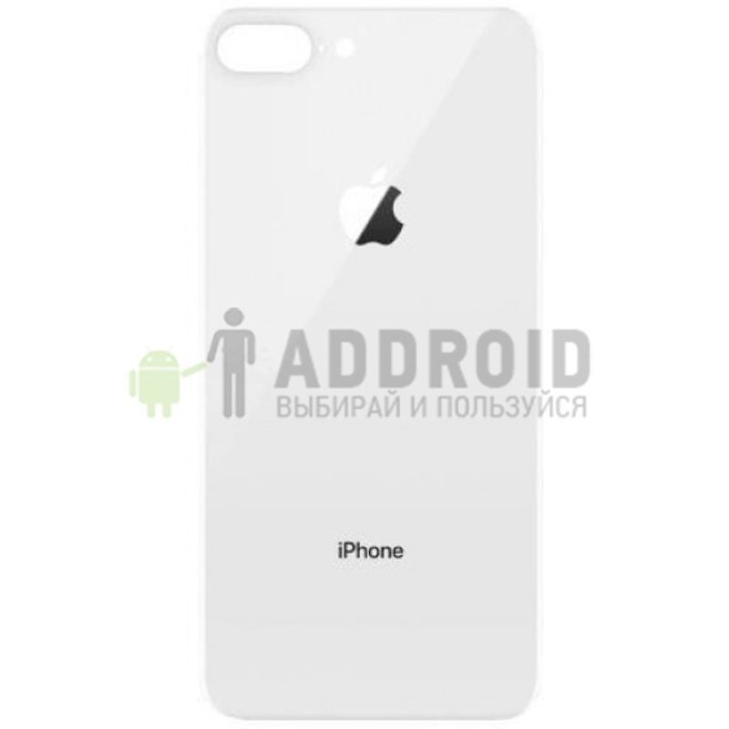 Задняя крышка для Apple iPhone X Silver (серебристая)