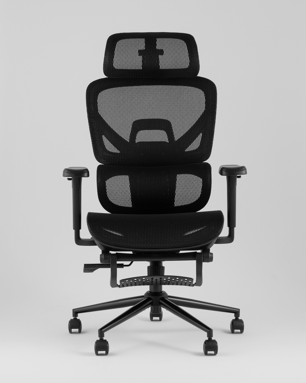 Кресло офисное TopChairs Vertus черная сетка