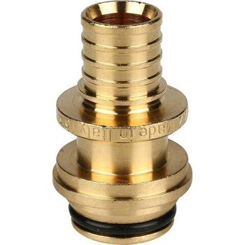 Переходник с накидной гайкой (евроконус) 16xG 3/4" для труб из сшитого полиэтилена аксиальный