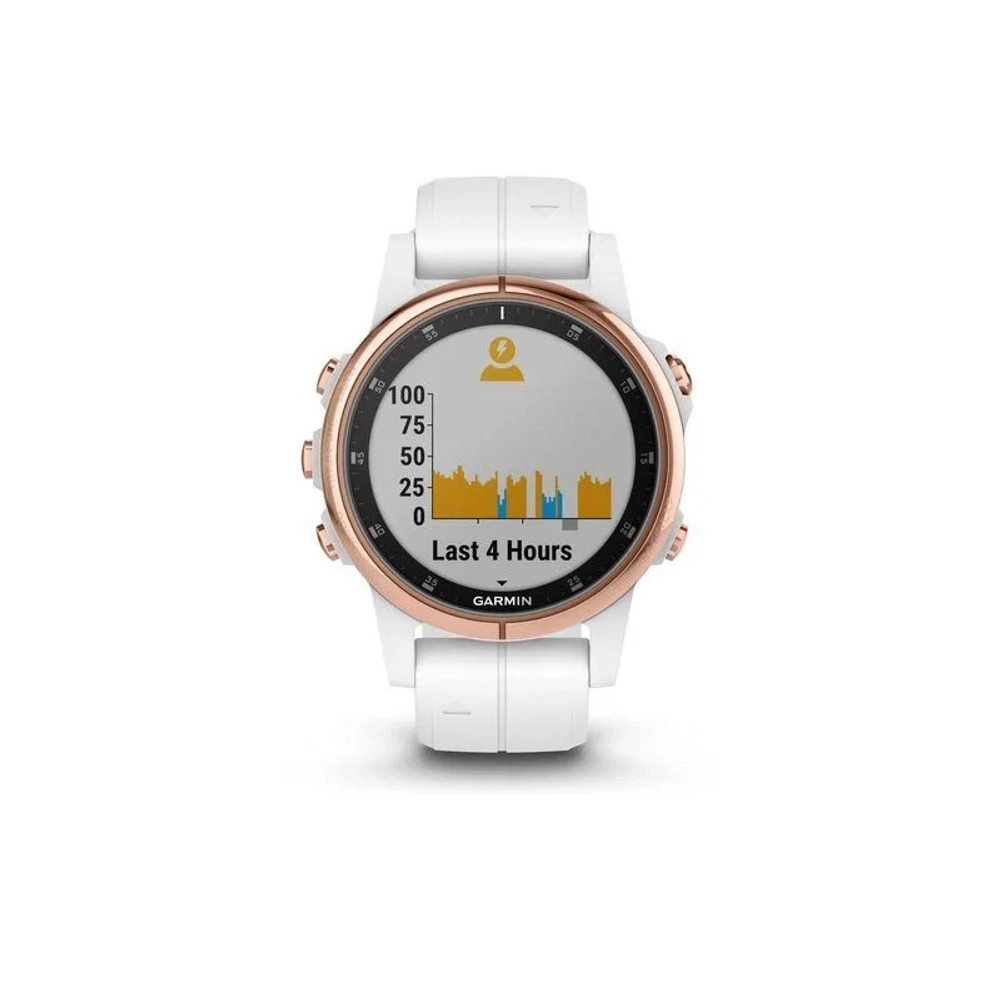 Смарт-часы Garmin Fenix 5s Plus Sapphire, розовое золото, 010-01987-07