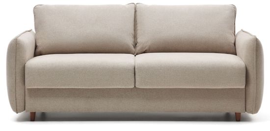 Carlota 2-местный диван-кровать из синели бежевого цвета 140 см