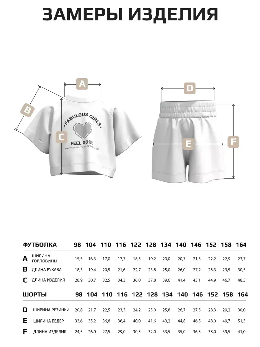 Костюм детский футболка и шорты в сад