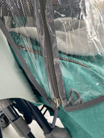 Коляска комбинированная (санки - коляска) «Ника Детям 7-7» джинс зеленый (арт. НД7-7/3)