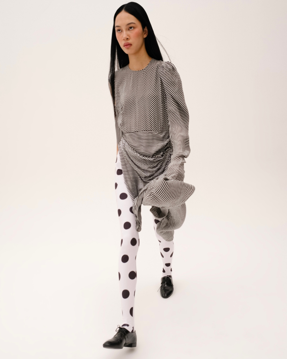 Колготки из бифлекса в крупный горох 101 Далматинец