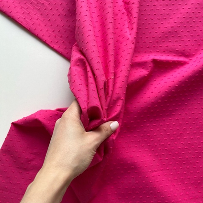 хлопок с мушкой Фуксия