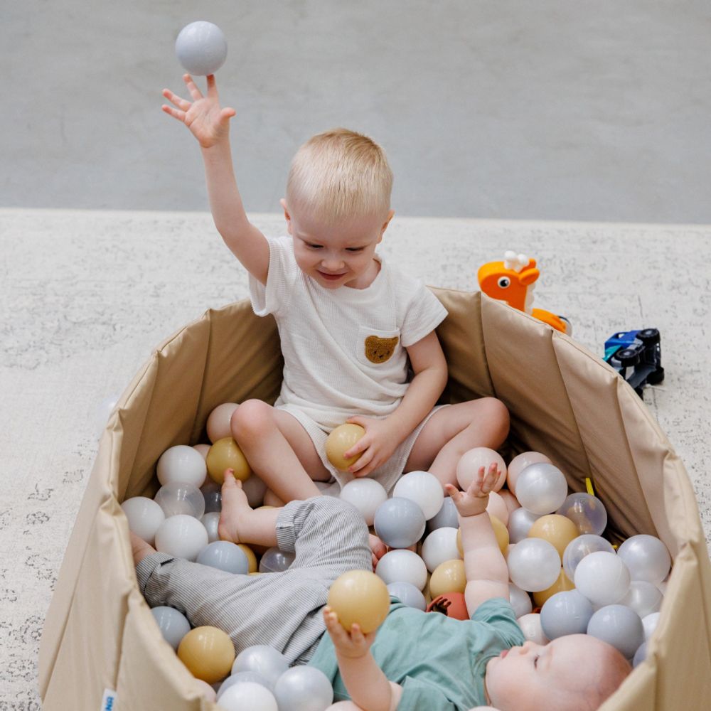 Игрушка Детский сухой бассейн TM Romana SoftPool (бежевый)