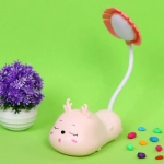 Настольная лампа «Sweet deer» 7.5*13.5*20 см LED, USB 0.6-3W, Розовый