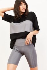 Qadın üçün boz disko şort 10061015