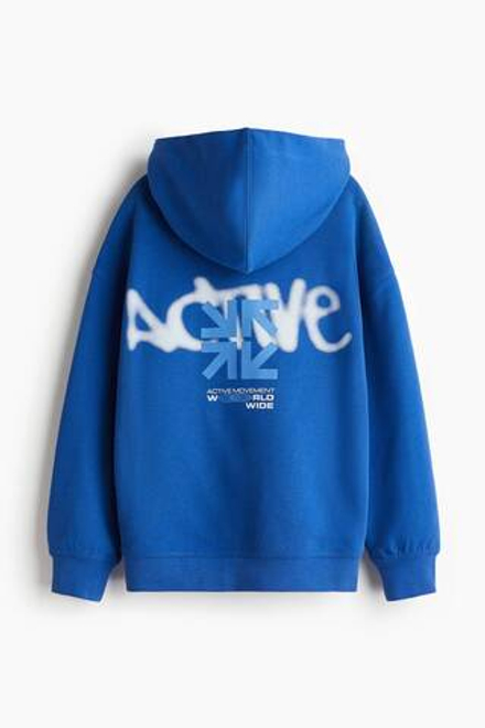 H&M Толстовка с капюшоном, синий