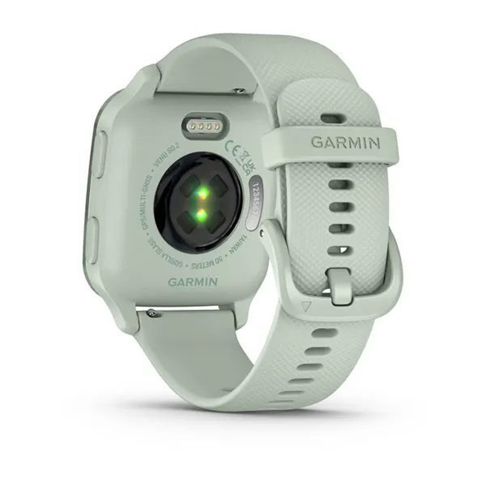 Смарт часы Garmin Venu Sq 2 цвета мяты и безелем мятного цвета