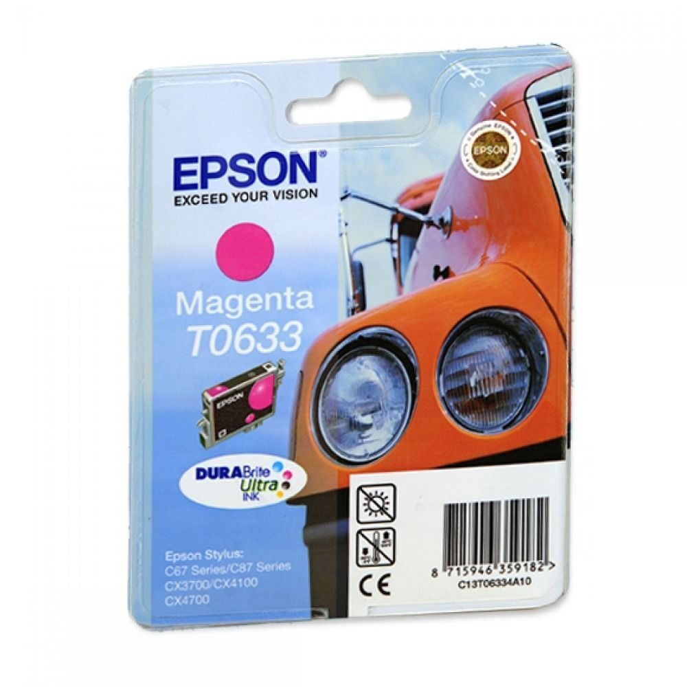Картридж Epson T0633 Magenta пурпурный C13T06334A10
