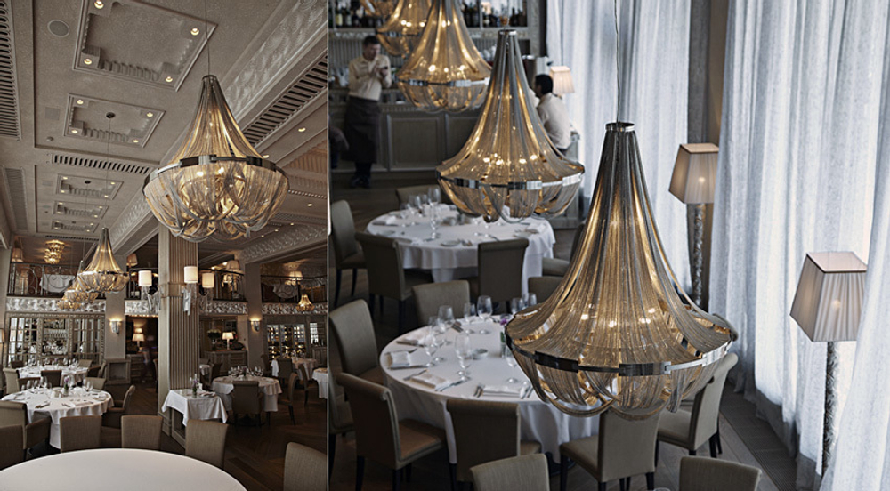 Pendant design lamp   Soscik by Terzani (Silver)