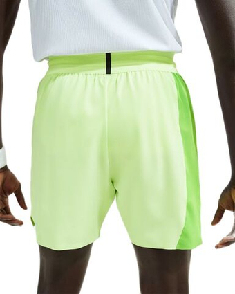 Мужские теннисные шорты Nike Court Slam Dri-FIT Alcaraz - light liquid lime/mean green/black