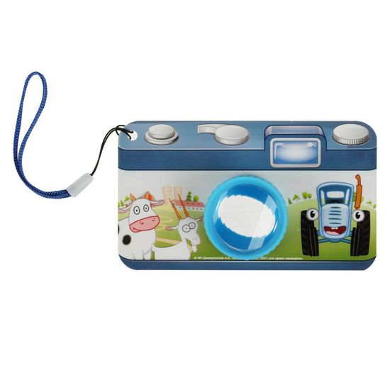 Калейдоскоп СИНИЙ ТРАКТОР блист.15*14*1см ИГРАЕМ ВМЕСТЕ