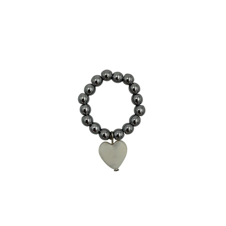 mini white love ring