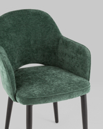 Стул Венера шенилл зеленый