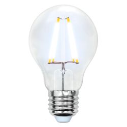LED-A60-8W-NW-E27-CL GLA01TR Лампа светодиодная. Форма A. прозрачная. Серия Air. Белый свет 4000K. Картон. ТМ Uniel