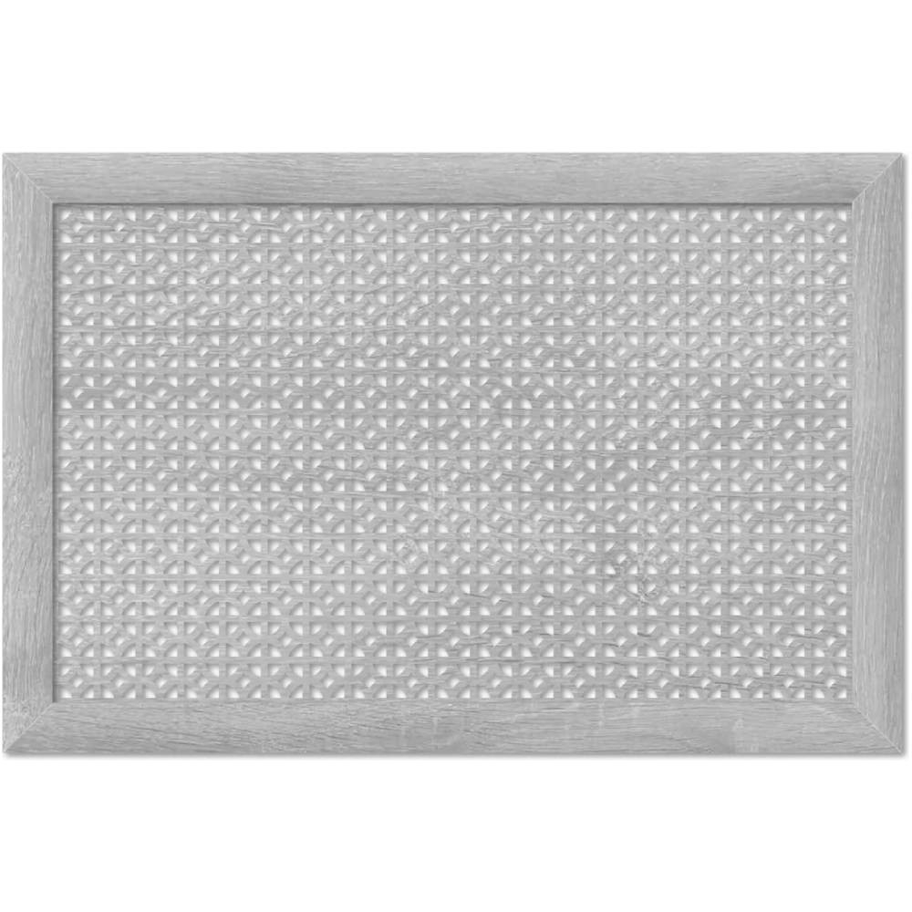 Экран для радиатора Стильный дом Сусанна v545998 Дуб серый 900х600 мм