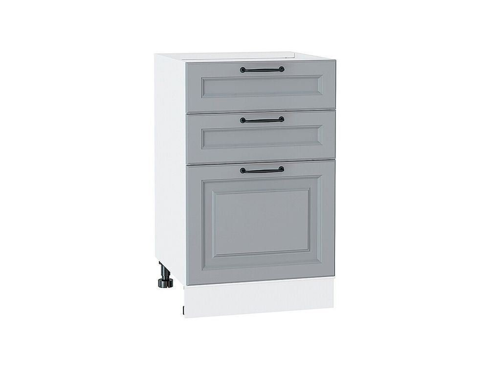 Шкаф нижний с 3-мя ящиками Ницца