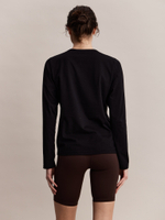 Лонгслив Robbie Longsleeve Black in Cotton